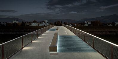 Die Fuss- und Veloverkehrsbrücke über den Rhein kann verwirklicht werden