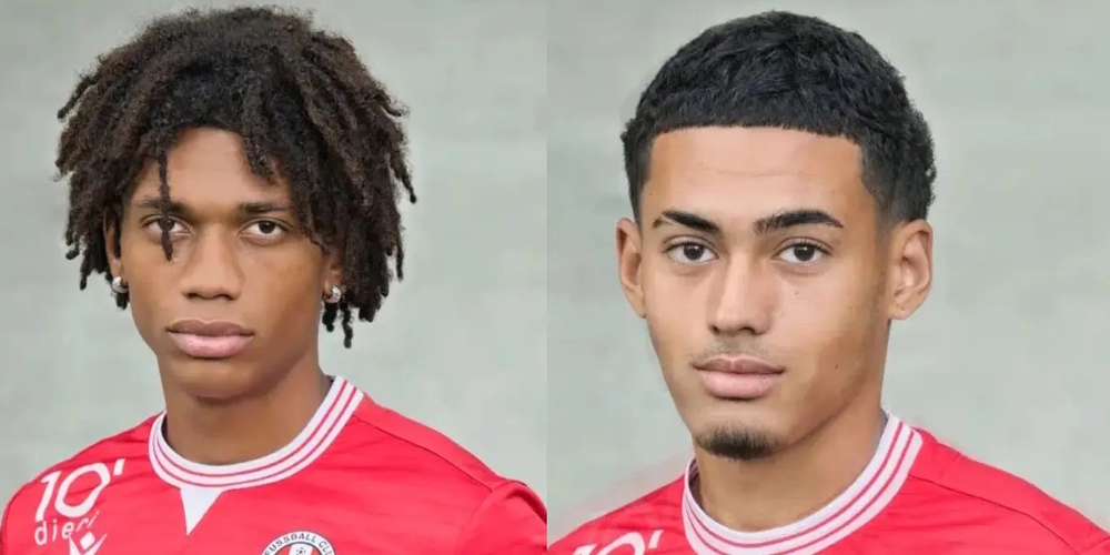 Die FCRJ-Mittelfeldspieler Noé Boum (l.) und Jorge Rans sollen beim FC Kreuzlingen bzw. in der U21 des FC St.Gallen wertvolle Spielpraxis sammeln.