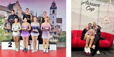 1. Rang für Soraya Fiorentino am Aarauer Cup 2026 /  Soraya Fiorentino mit Trainerin Mélanie Renggli.