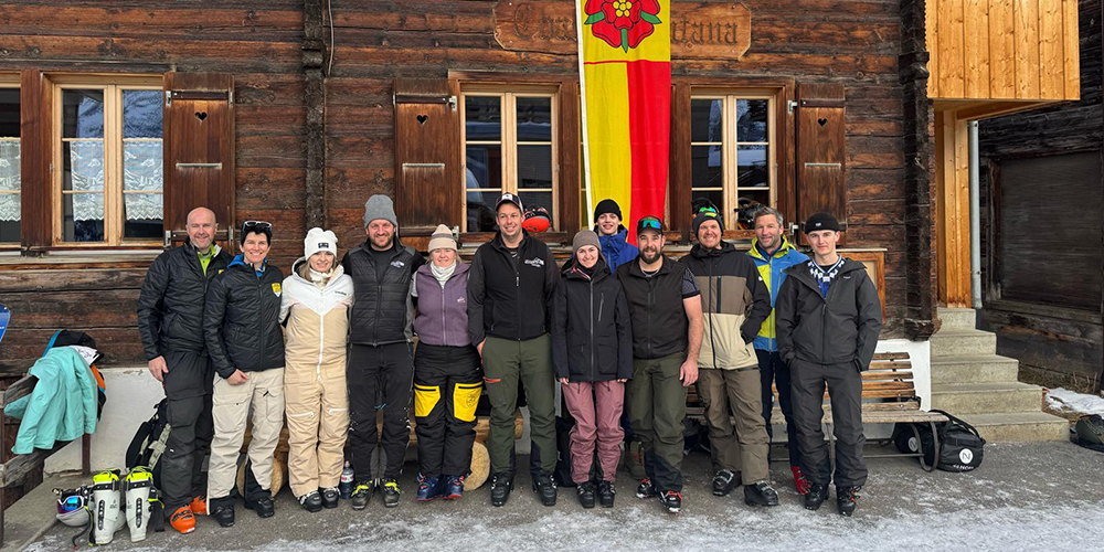 Die Leitercrew unter Führung von Roland Mettler und Patricia Dettling (beide links im Bild).