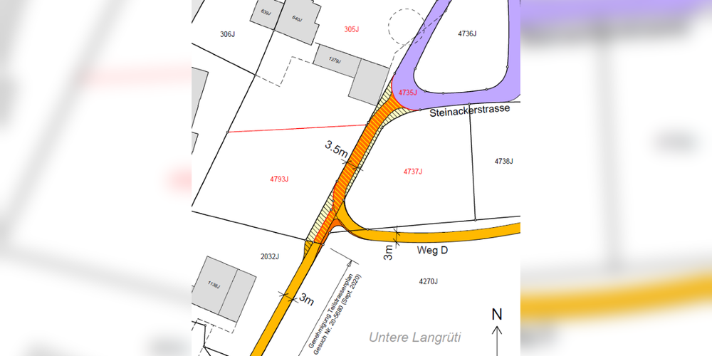 Geplant ist unter anderem eine Verbreiterung der Strassenfläche.