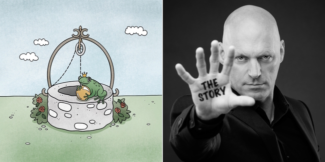 Bald im Kreuz Jona zu erleben: Dialektmärchen «Der Froschkönig» des Reisetheaters und Tobias Heinemann (r.) – Meister des Gedankenlesens.