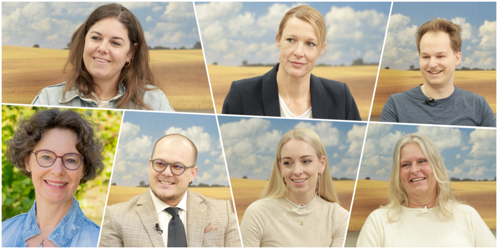 Sie wollen in den Gemeinderat (oben v. l.). Für Eschenbach: Andrea Roth-Gadient, Christa Meier-Oberholzer, Conradin Haselbach. (Unten v. l.). Für Uznach: Claudia Weber und Martin Dilla, und für Weesen: Tabea Gmür und Barbara Schicker