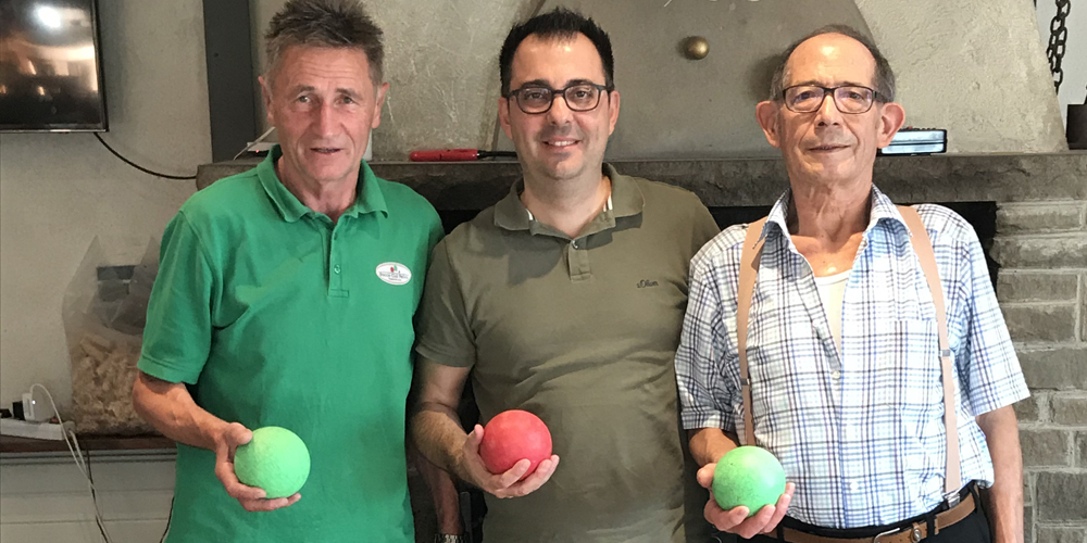 Hugo Stössel, Demetrio Berardelli und José Alonso (v.l.n.r.) 