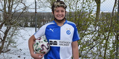 «Ich rannte schon als Kleinkind dem Ball hinterher», sagt Emanuela Pfister. Mittlerweile macht sie das bei GC.