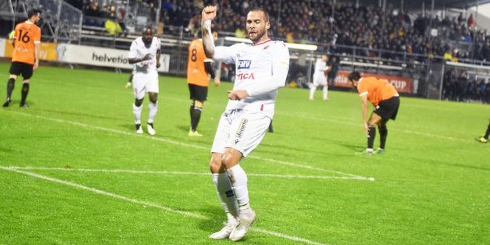 Pajtim Kasami jubelt über das frühe 1:0 für den FC Sion. (Bild: jhuber)