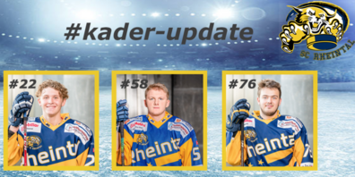 Noel Vetter, Jonas Kofler und Mathias Adam verlängerten beim SC Rheintal