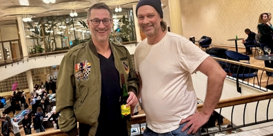 Die Gründer und Macher der PhotoSchweiz Pete Kurath und Michel Pernet (Blofeld).