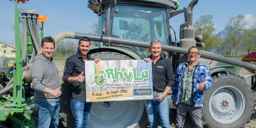 Von links nach rechts; Ralph Schmid, Manuel Enzler (Alpsteintor), Hans Graf (Alpsteinzaun) Ernst Sonderegger