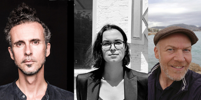Die kantonalen Preisträger (v. l.): Schlagzeuger Claudio Strüby, Sara Jäger aus Pfäffikon und Filmemacher Thomas Horat.