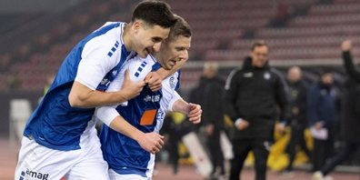 Erlösung: Die Grasshoppers jubeln über drei kapitale Punkte.