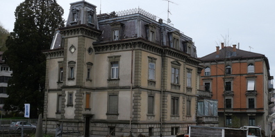 Unter anderem wird eine Führung durch die Villa Wiesental angeboten, die im Moment renoviert wird.