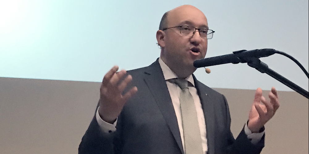 Im ersten Wahlgang zum Kandidaten gewählt: Beat Tinner. Foto: Marcel Gasser.